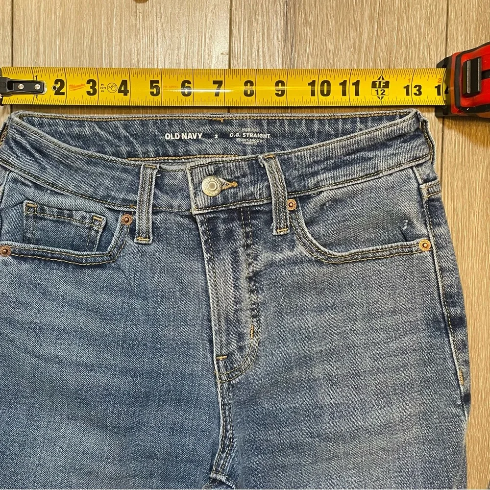 Old Navy OG‎ Straight Ankle Jeans 2 High Rise Vintage Y2K Vibes Versatile Denim